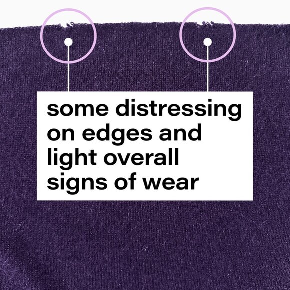 White+Warren Cashmere Travel Wrap Blanket Scarf Shawl Deep Plum Cozycore Luxury - Picture 6 of 6